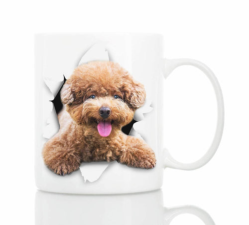 Funny Brown Poodle Coffee Mug!